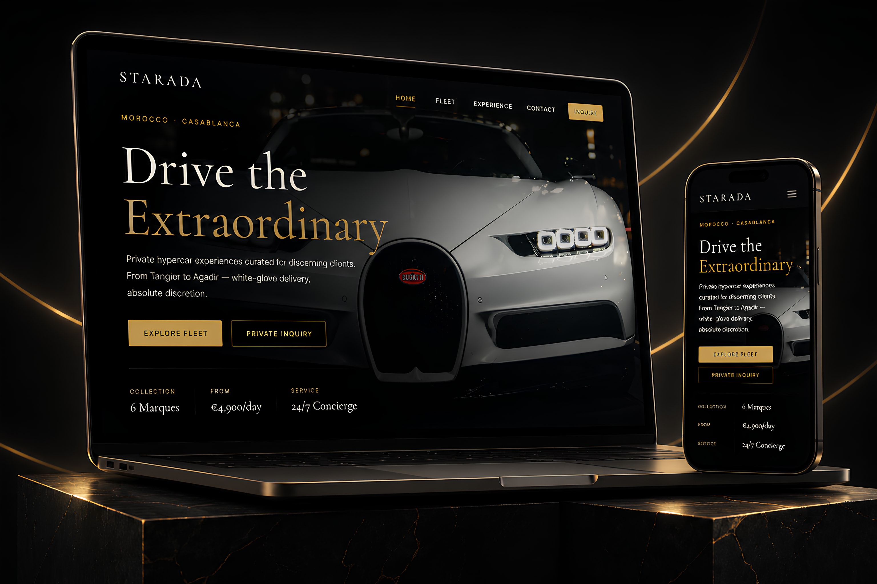 Fictional Brand case study showcase