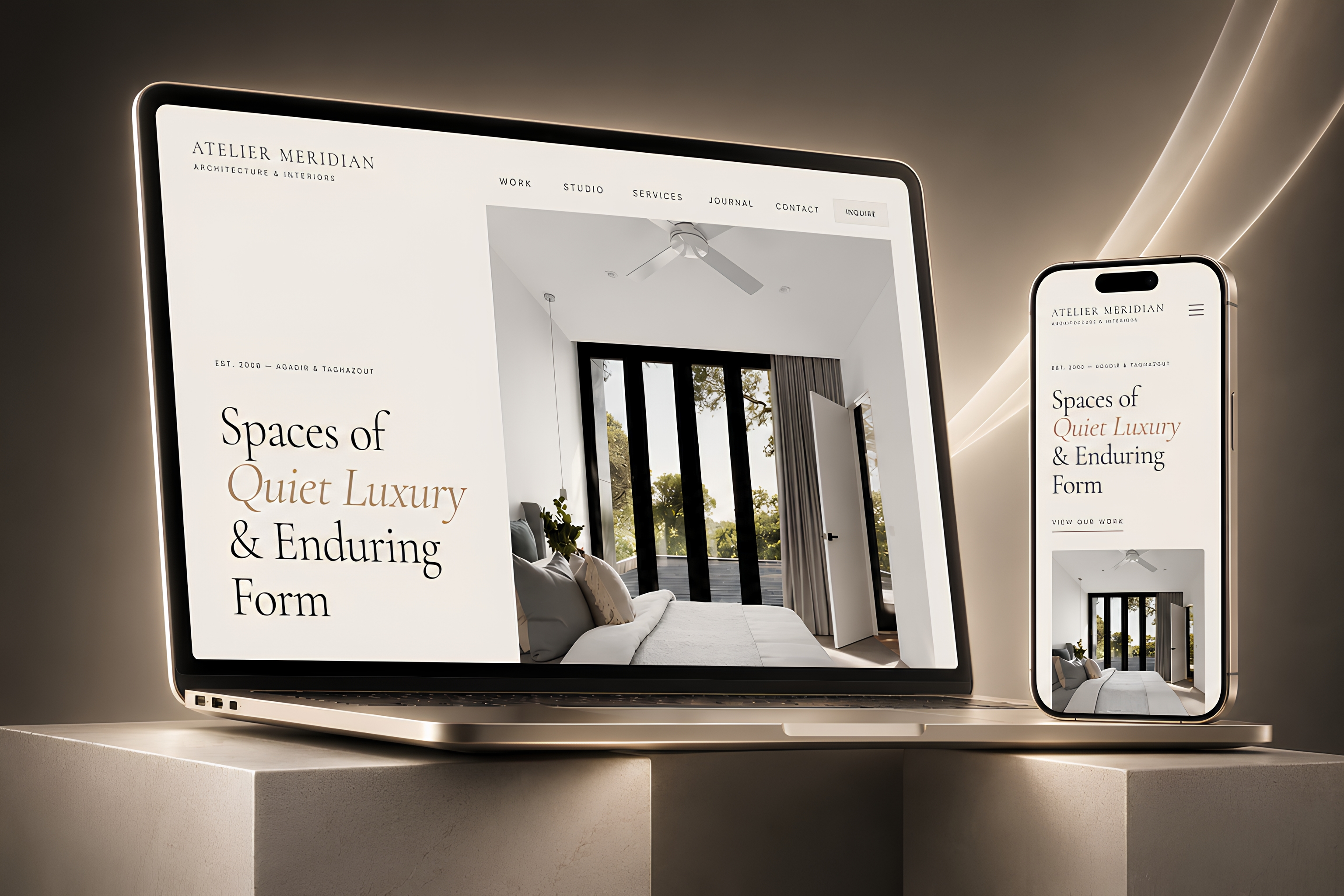 Atelier Meridian case study showcase